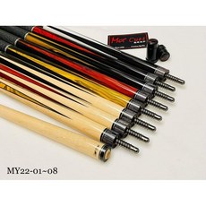 【國華撞球】Mit MY22系列撞球桿 撞球桌 撞球桿 撞球用品專賣店, 1個, 07楓木鑲嵌紅壇5插角