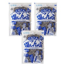 쿠라콘 시오콘부 염장 다시마 대용량, 130g, 3개