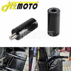 크래시 슬라이더 오토바이 고속도로 라이더 낙하 방지 가드 프레임 엔드, 3. Black