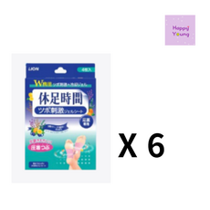 휴족시간 지압 자극 쿨링시트, 4개입, 6개