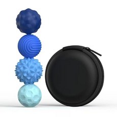 실리콘 자석 볼 성인 스트레스 해소 장난감 마그네틱 공, 블루 4+포장/보관 상자
