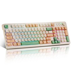 Guiheng Gaming Keyboard Tri-Mode BT/2.4GHz/Type-C Wireless RGB Backlit Gaming Keyboard with Volume, Guiheng Gaming Keyboard,Tri-Mo