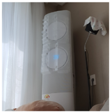 스탠드에어컨 투인원에어컨 벽걸이에어컨 바람막이 LG 삼성 케리어 에어컨, 원형2장 + 투명겔테이프1개, 1개
