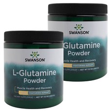 SWANSON 斯旺森 L-谷氨酰胺粉, 2個, 340克