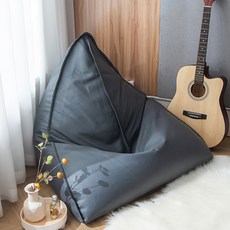 혜문전방 삼각 빈백 소파 그레이 1인용