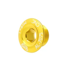 MUQZI M19 크랭크 캡 자전거 고정 볼트 체인휠 나사 MTB 세트 커버, 03 Glod