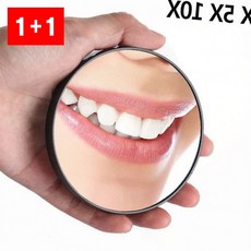 확대 거울 흡착 욕실 화장 메이크업 빨판 벽 부착 3X 5X, SpoR 3X