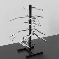 그립 거치대 보관대 헬스 수납 운동기구 케이블 홈트 정리 베이직 선반, 상세페이지 참고, 블랙 6겹 벽설치 (67x115)