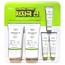 닥터지 Dr.G 저자극 선 그린 마일드 업 선크림 50미리 x 2+ 10미리 x 3, 130ml, 1개