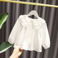 DFMEI 女童春裝套裝新款女寶寶春秋襯衣牛仔連衣裙女孩洋氣兩件套潮