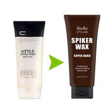 쉬에뜨 슈퍼하드 스파이커 왁스 200ml/ 스타일링 헤어왁스/ 인생왁스, 2개, 200ml