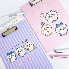 먼작귀 치이카와 A4 클립보드 (042809), 퍼플