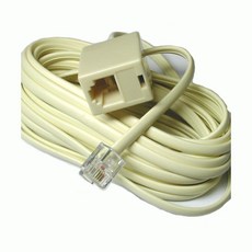 LC 6P4C 전화선 팩스선 연장케이블 (길이선택), CABLE_15M