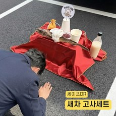새차고사 신차고사 자동차고사 고사세트 차고사용품 새차선물 새차 구입 선물 차량 액막이 행운 북어 세이프DR, 1개, 새차고사세트
