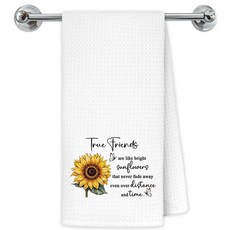 Exqcom Tropical Burnt 오렌지 플라밍고 키친 타월 여성용 플라밍고 선물 욕실 주방용 핸드 타월 새 애호가를 위한 선물 장식용 접시 타월 건조천 40.6 x 61, 프렌즈 플로럴 타월