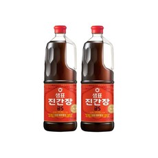 샘표 진간장 금S, 1.7L, 2개