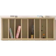 좁은칸막이형 컬러자작나무 오픈형 수납장 책장(100cm 4색) 책꽂이 아기, 옐로우