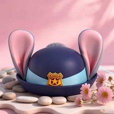 주디모자 주디캡 코스프레 코스튬 파티모자 귀달이, 50 - 54cm 아동용 (3 - 12세), 1개