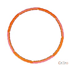 스타 S로즈 훌라후프 1.6 홈트레이닝 다이어트 밸리댄스 복부운동 에어로빅 1개입