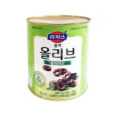 리치스 블랙 올리브 슬라이스 대용량 3kg 스페인