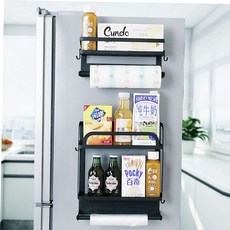 다용도 냉장고 마그네틱 자석 주방선반 키친타올걸이, 소형, 소형, 1개