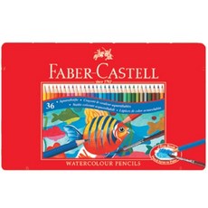 파버카스텔 수채 틴케이스 색연필, 36색, 1개