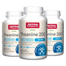 재로우 테아닌 200 베지캡, 60정, 3개