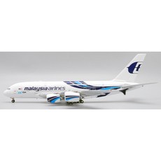 JC 金屬 1/400 馬來西亞航空 Airbus A380 合金飛機模型 XX40050, 1個