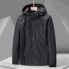 加絨加厚超防風防水外套，加大尺寸 L-7XL 多功能衝鋒衣，抗寒防污防潑水可拆帽連帽機能登山外套