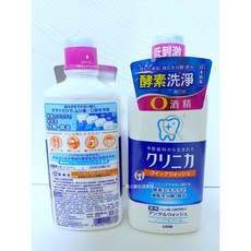 日本獅王漱口水 固齒佳酵素/細潔適齦佳 450ml 低刺激 無酒精, 1個, 固齒佳酵素漱口水 藍