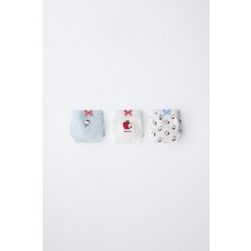 [국내배송] 자라 ZARA 1 12-6세 HELLO KITTY © SANRIO 팬티 3장 세트 - 크림 970350