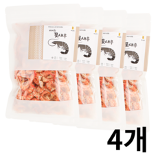 [100% 국내산] 비이츠 군산 앞바다 꽃새우 두절 건새우, 4개, 100g