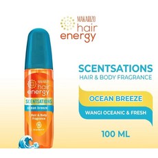 Makarizo Hair Energy Scentsations 헤어 향수 Ocean Breeze 100mll (3개), 100ml
