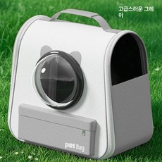 10비파 반려동물 이동장 이동장 이동가방 가방, 1개, 5035그레이