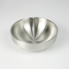 H 이중스텐 탕그릇 국그릇 업소용 식당 무광 샤틴 이중 면기 대접, H 이중탕그릇 14cm, 1개, 14cm