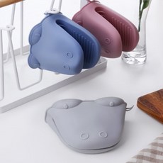 실리콘 악어장갑 1P 전자레인지장갑, 핑크