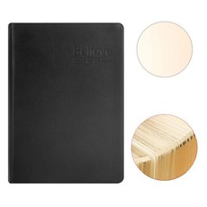 에른트 가죽 성경필사노트 두꺼운 성경 따라쓰기 공책, 블랙 300장