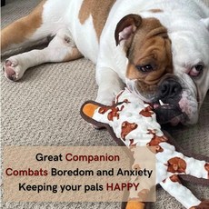 Steel Dog Bumpy Raccoon 스퀴커 강아지 장난감 강아지용 봉제 동물 테니스 볼 헤드 몸에 매듭 로프 튼튼하고 내구성이 뛰어난 츄잉 소형 중형 대형견용, Steel Dog Bumpy Raccoon 스퀴커 강아