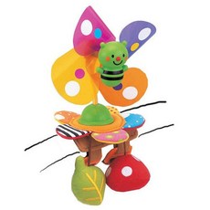 樂雅Toy Royal風車嬰兒床掛飾 推車掛飾 色彩鮮豔 安全無毒材質, 1個