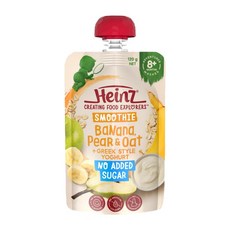 Heinz 하인즈 바나나 배 오트 그릭요거트 스무디 아기간식 8m+ 120g Banana Pear Oat Smoothie, 1개