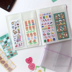 로랑마켓 스티커 보관북 스티커바인더 스티커책 씰스티커앨범, 03 다크갤럭시