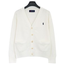 라파클럽 아동/주니어 브이넥 포켓 니트 가디건 스웨터 면100%