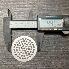 스테인레스 하수구 덮개 사각 거름망 식당 트랩 80mm, 1개, C. 304 원형 4.4cm