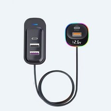 30W 車充 一充五 車用充電器, 一充五  車充