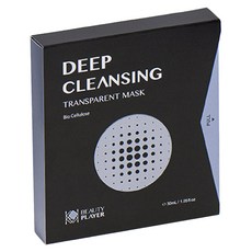 BEAUTY PLAYER 愛美玩家 極透淨膚清潔面膜 5片, 150ml, 1盒