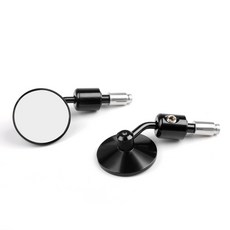 通用款鋁合金CNC端子鏡 把鏡22mm手把適用黑色