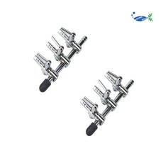 영아쿠아 에어발생기 기포기 전용 스테인레스 에어 조절기 3구, 2개