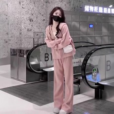 韓系休閒運動套裝 早秋小個子衛衣套裝