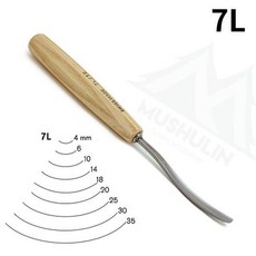 【木樹林】圓曲刀 7L刀型系列【瑞士pfeil箭牌】, 7L/10, 1個