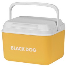 BLACKDOG 스노우 벨벳 아웃도어 보온보냉 3중 구조 아이스박스 CBD2550CF011, 5L, 옐로